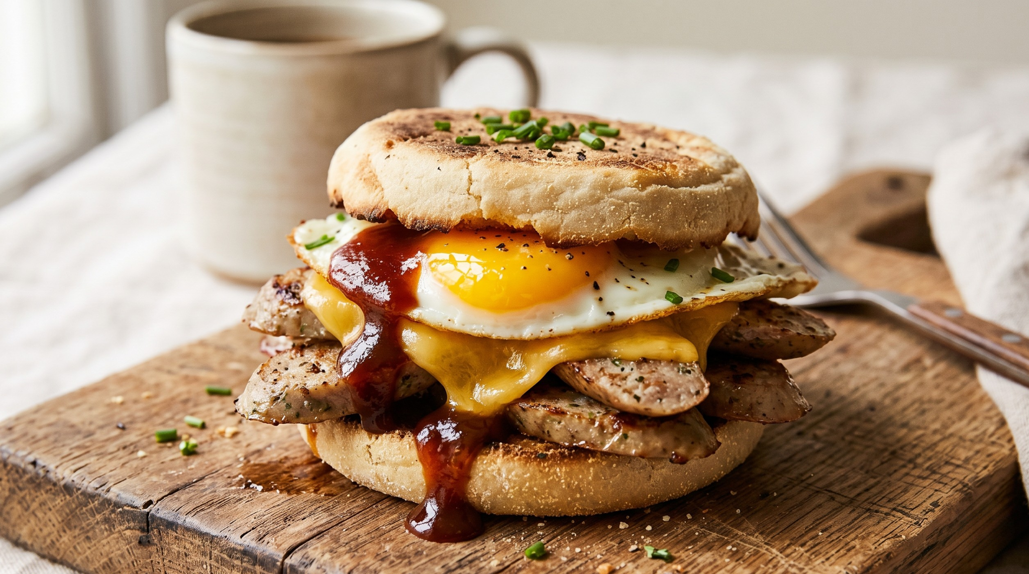 Smokey Sausage & Egg Muffin