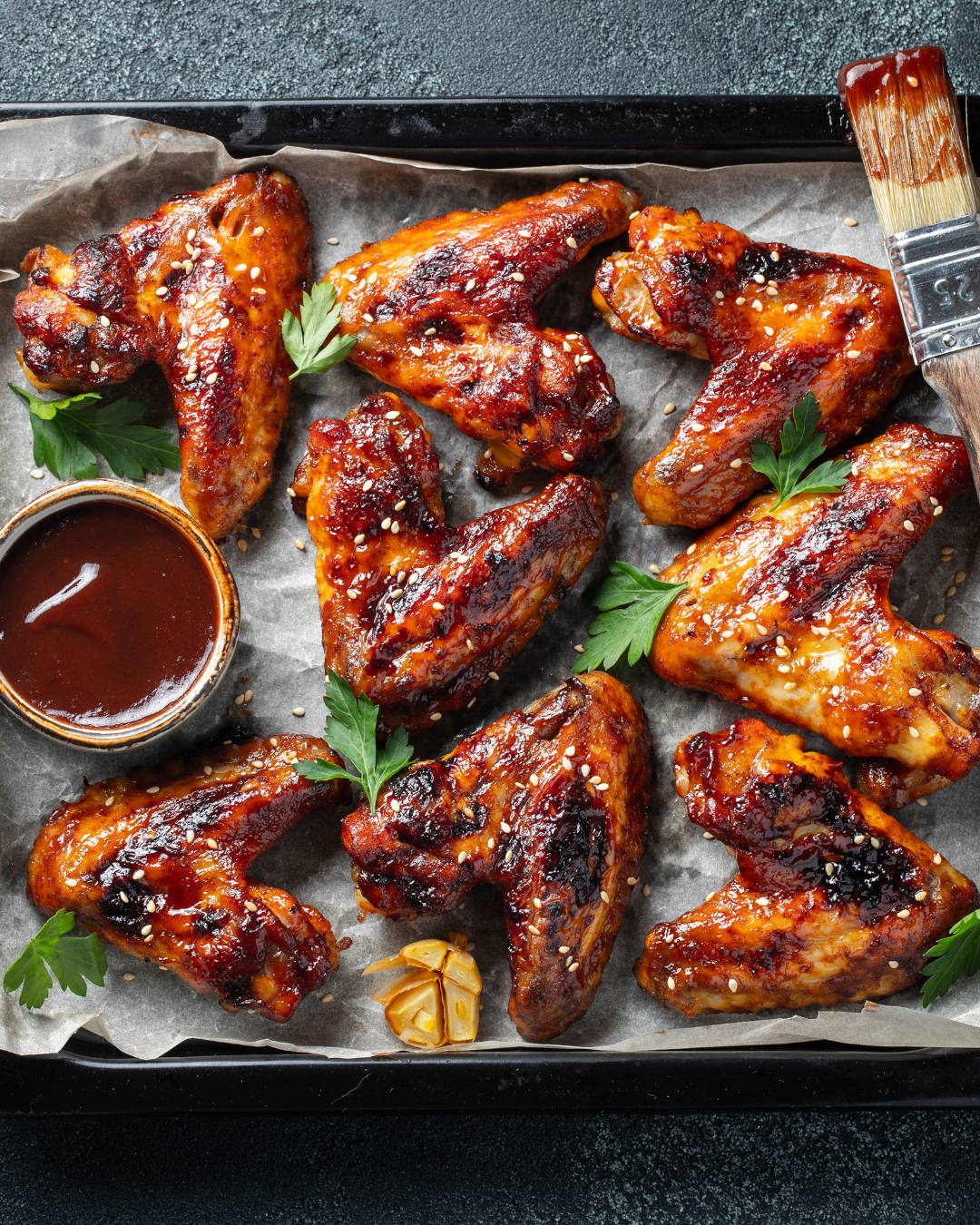 Glazed Chicken Wings